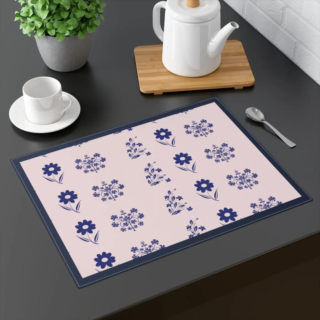 Pink Flower Placemat - Bold Table Decor - DipaliZ
