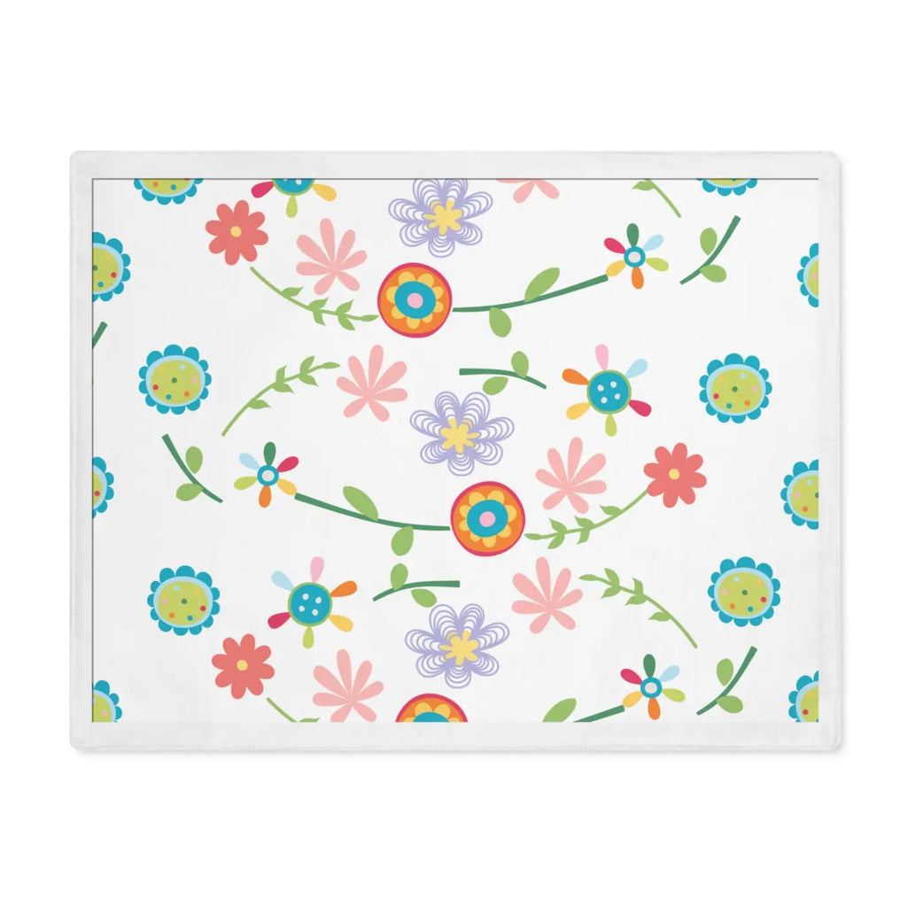 Flowers Placemat - Eco-Friendly Gifts for Vibrant Dining - DipaliZ