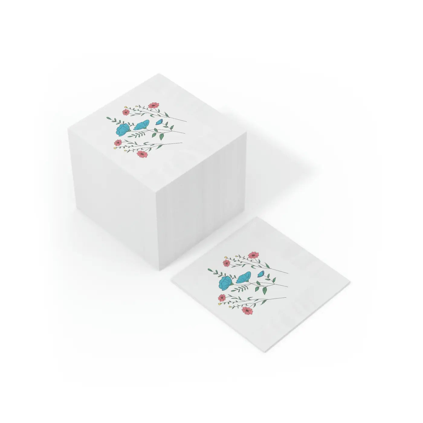White Coined Napkins - Elegant Party Essentials - DipaliZ