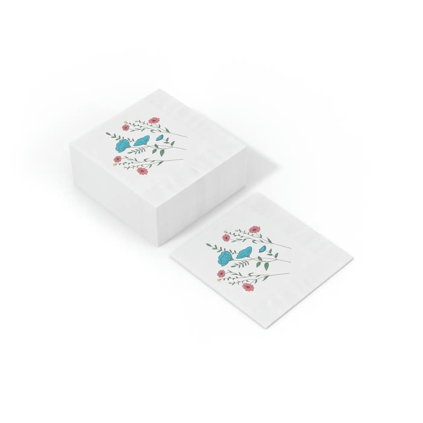 White Coined Napkins - Elegant Party Essentials - DipaliZ