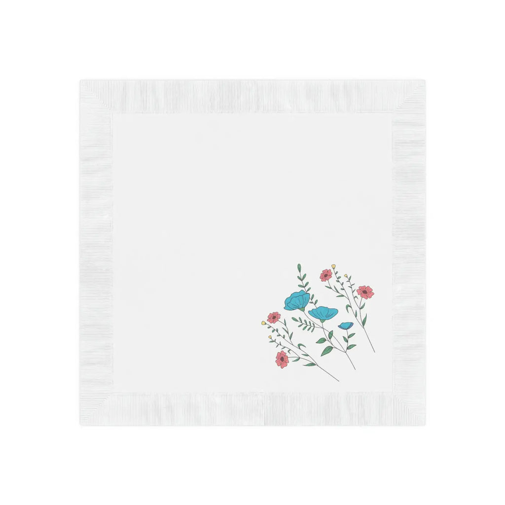 White Coined Napkins - Elegant Party Essentials - DipaliZ