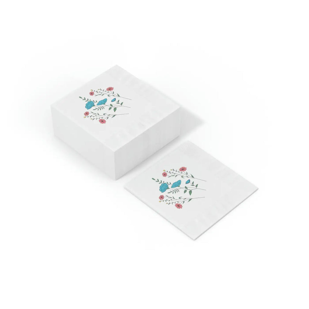 White Coined Napkins - Elegant Party Essentials - DipaliZ