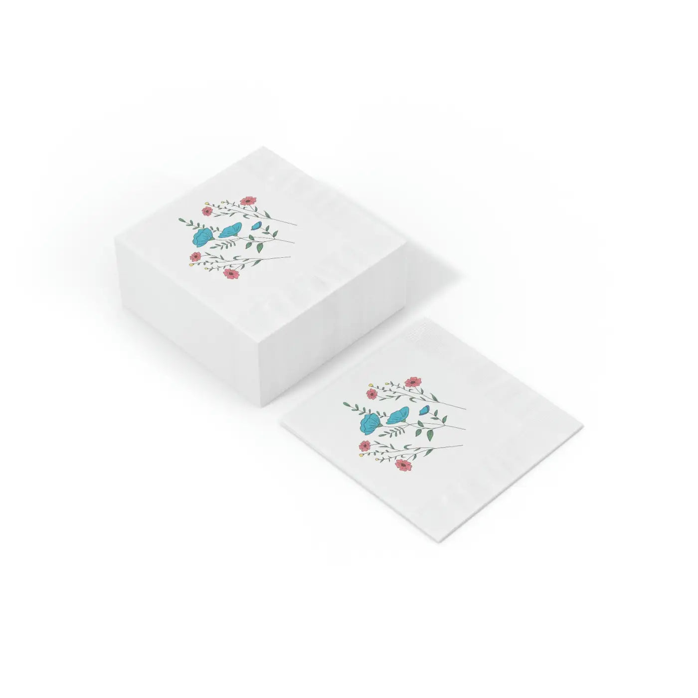 White Coined Napkins - Elegant Party Essentials - DipaliZ