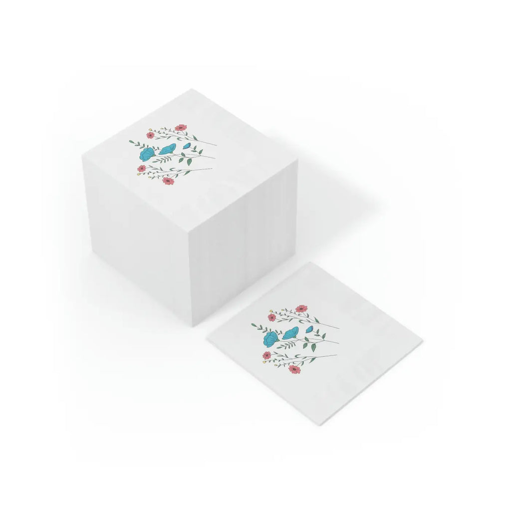 White Coined Napkins - Elegant Party Essentials - DipaliZ