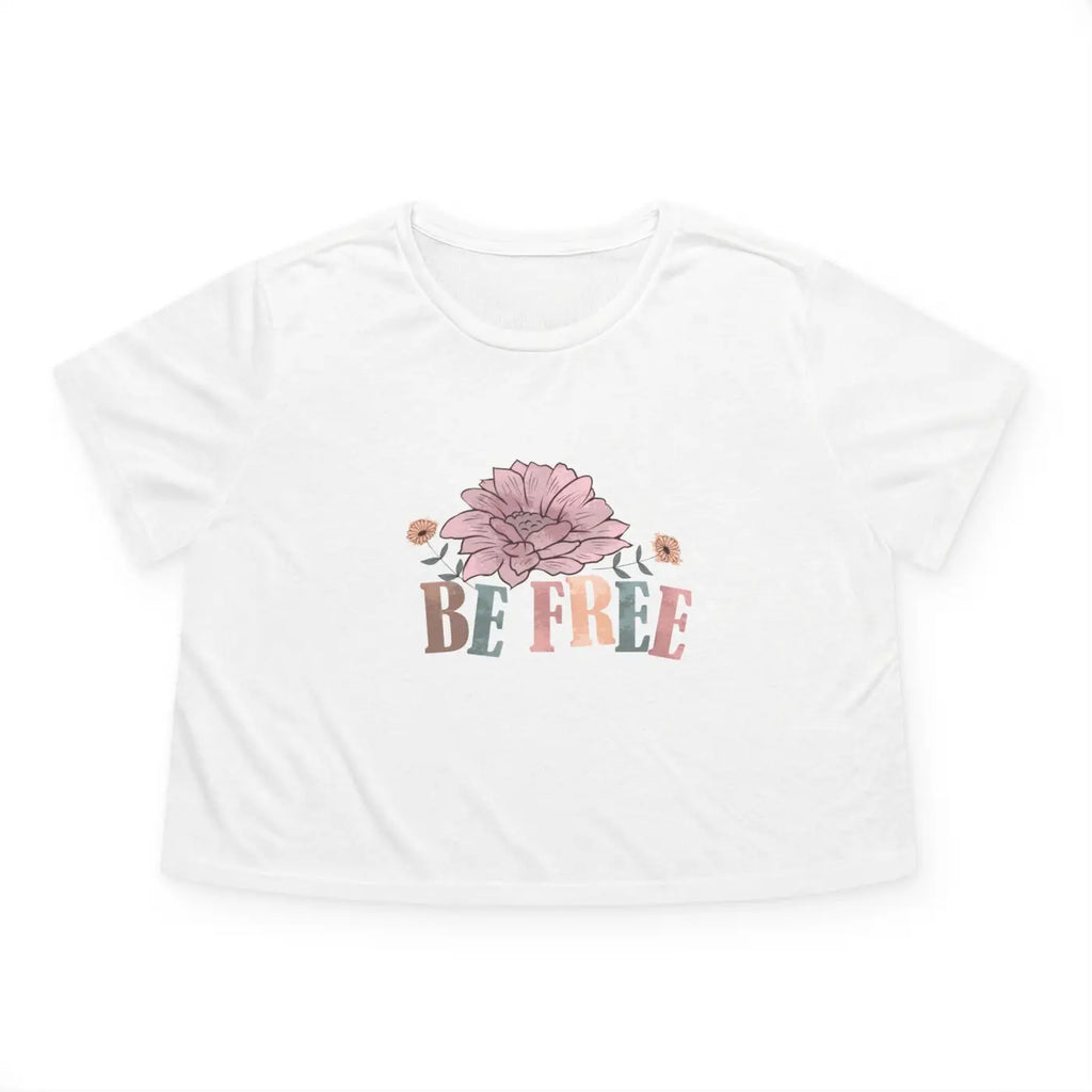 Flowy Cropped Tee - Chic Comfort for Women - DipaliZ