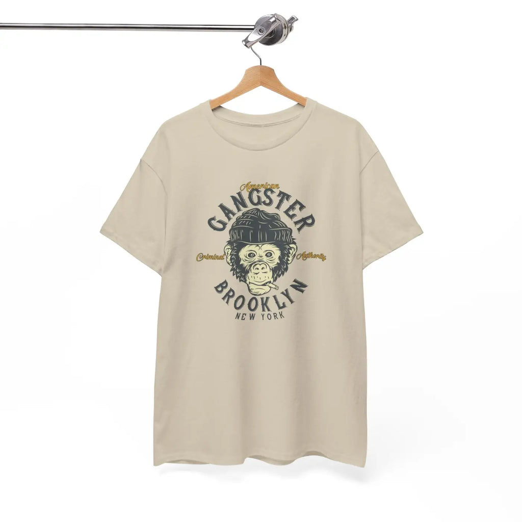 Gangster Brooklyn Monkey T-Shirt - Unisex Heavy Cotton - DipaliZ