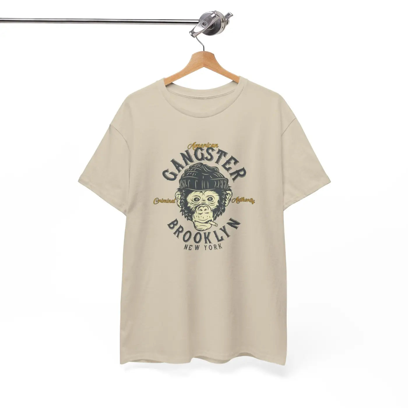 Gangster Brooklyn Monkey T-Shirt - Unisex Heavy Cotton - DipaliZ