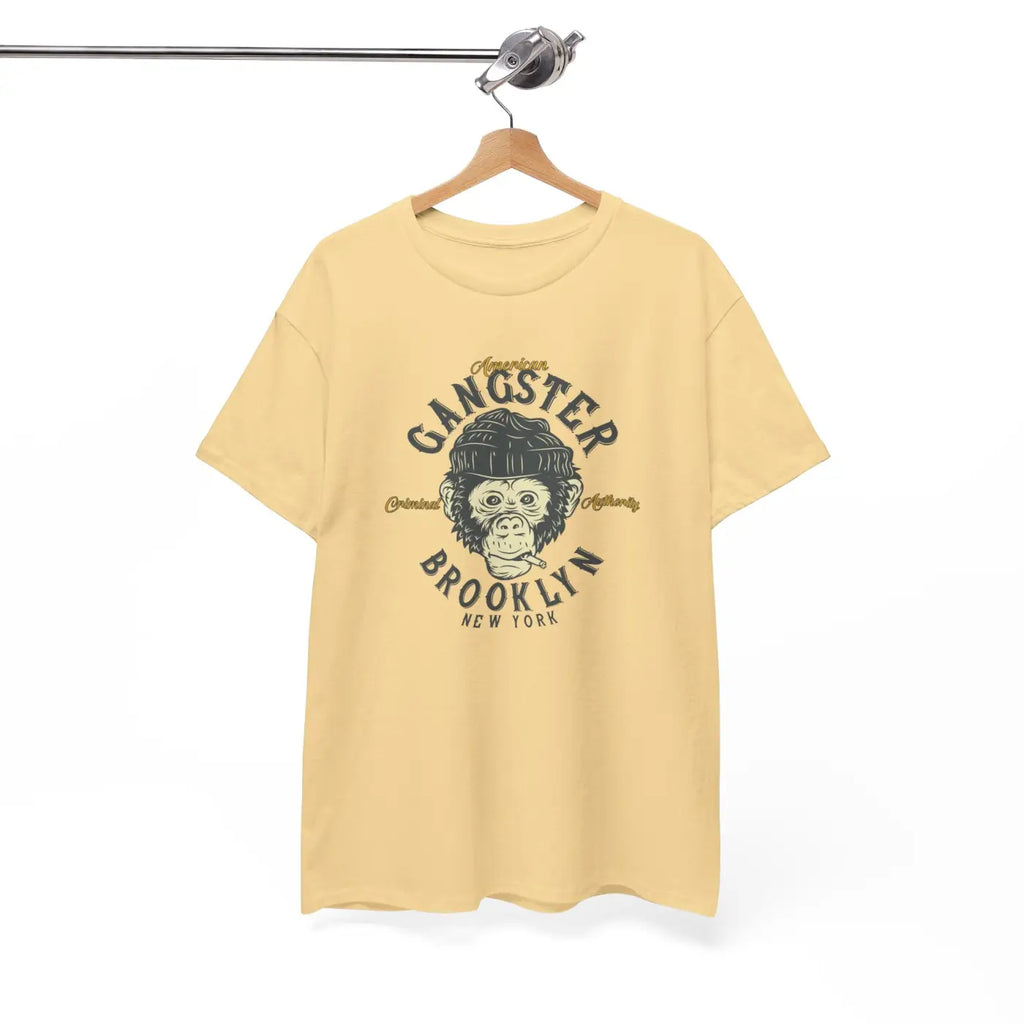 Gangster Brooklyn Monkey T-Shirt - Unisex Heavy Cotton - DipaliZ