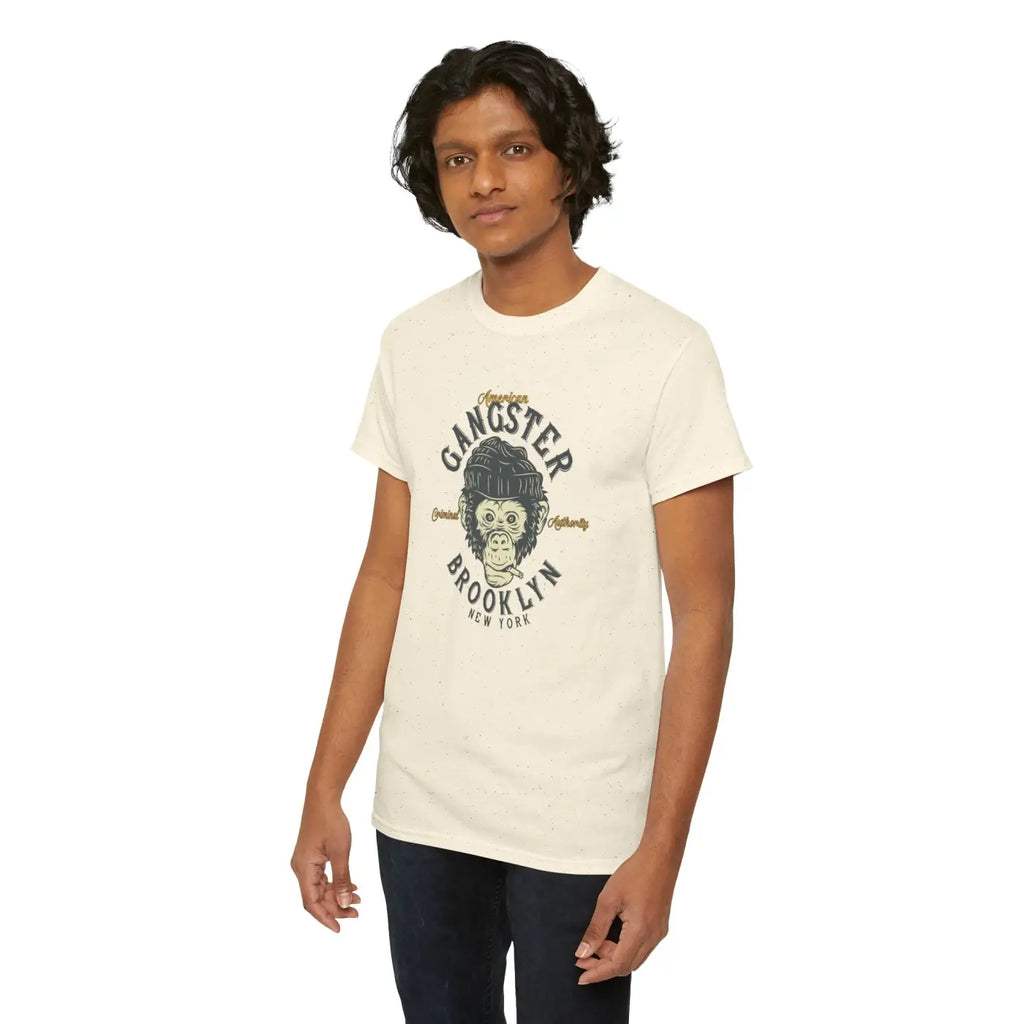 Gangster Brooklyn Monkey T-Shirt - Unisex Heavy Cotton - DipaliZ