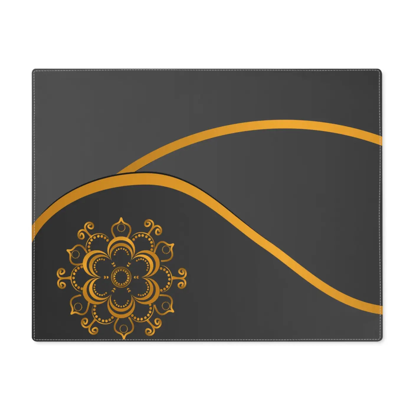 Gold Pattern Placemats - Elegant Table Decor - DipaliZ