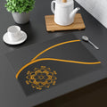 Gold Pattern Placemats - Elegant Table Decor - DipaliZ