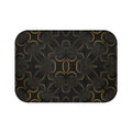Golden Abstract Bath Mat - Anti-Slip Backing - DipaliZ