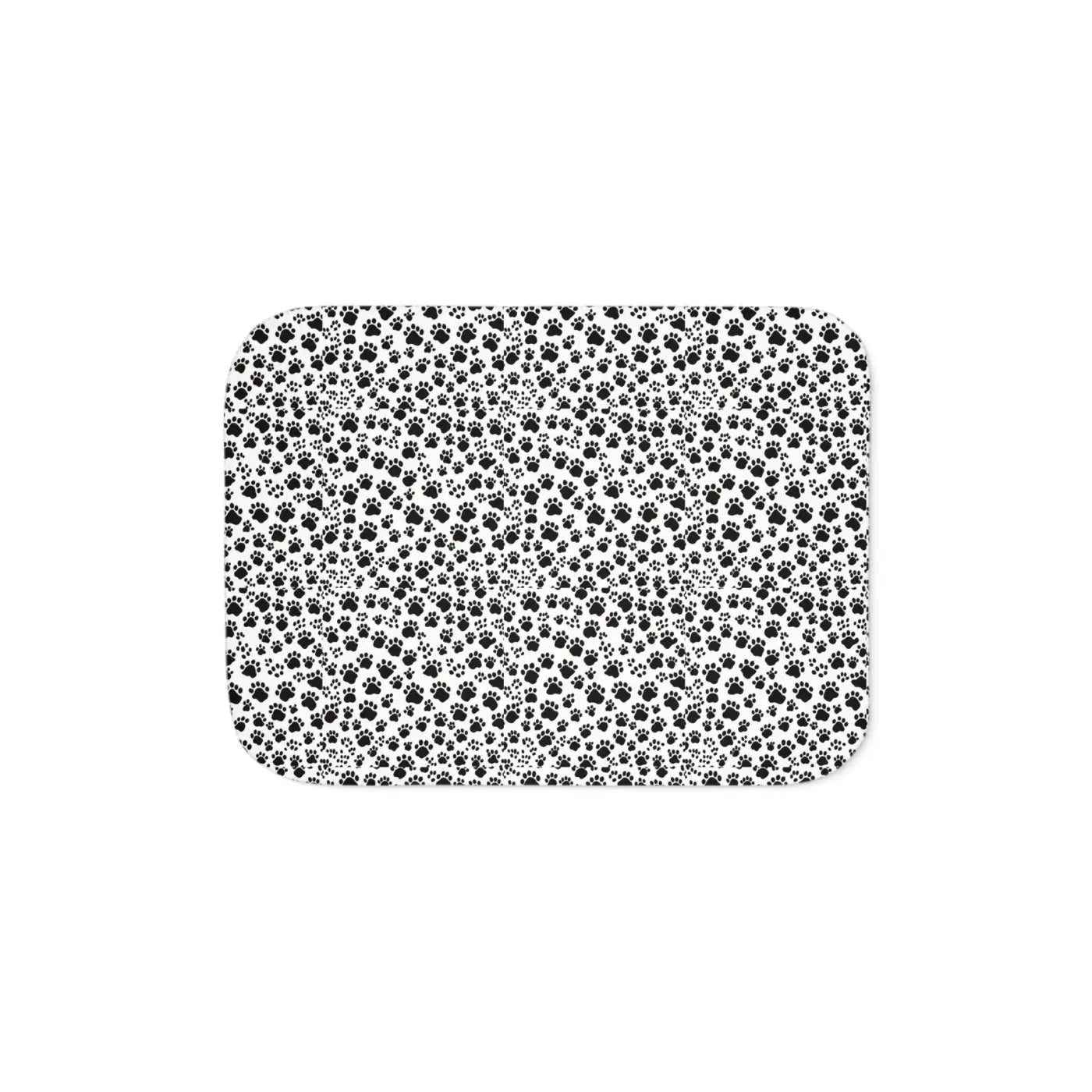 Paw Print Sherpa Blanket - Two Colors Available - DipaliZ