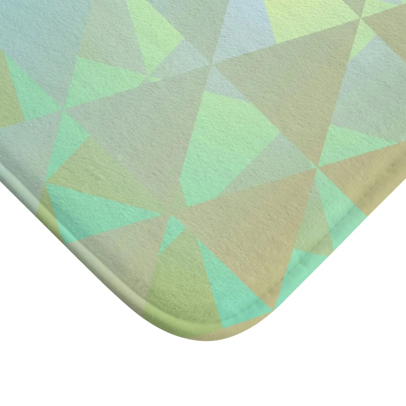 Green Abstract Bath Mat - Stylish Comfort Design - DipaliZ