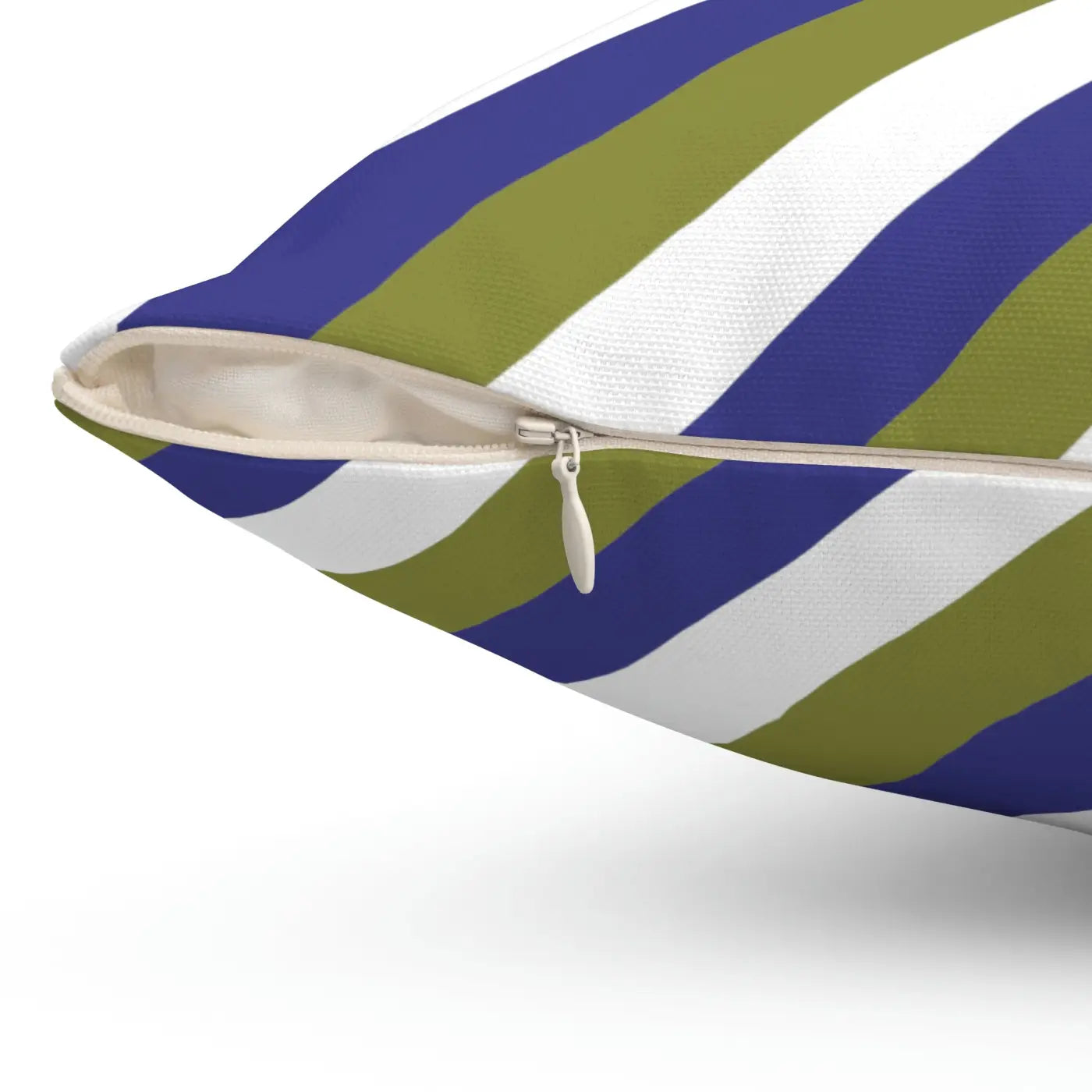 Purple Striped Polyester Square Pillow - Bold Home Decor - DipaliZ