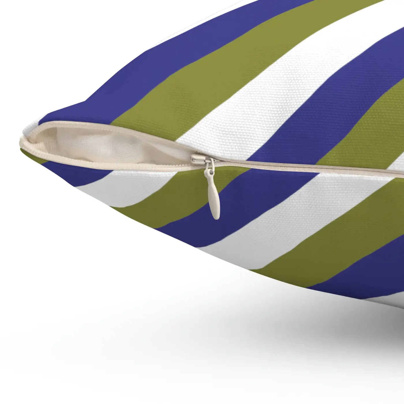 Purple Striped Polyester Square Pillow - Bold Home Decor - DipaliZ