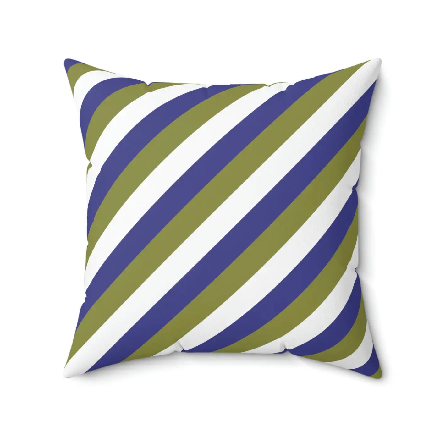 Purple Striped Polyester Square Pillow - Bold Home Decor - DipaliZ