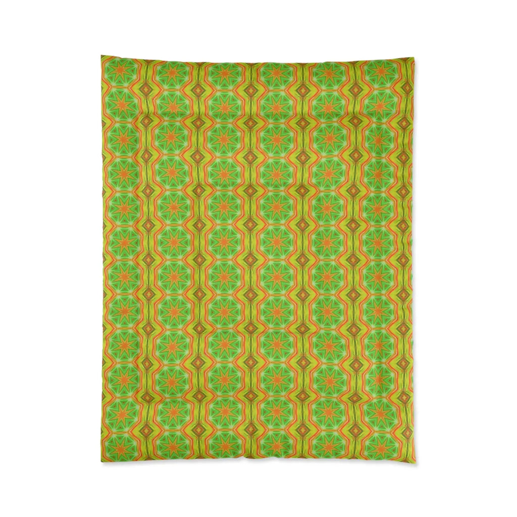 Yellow Geometrical Pattern Bedding Set - Modern Vibrance - DipaliZ