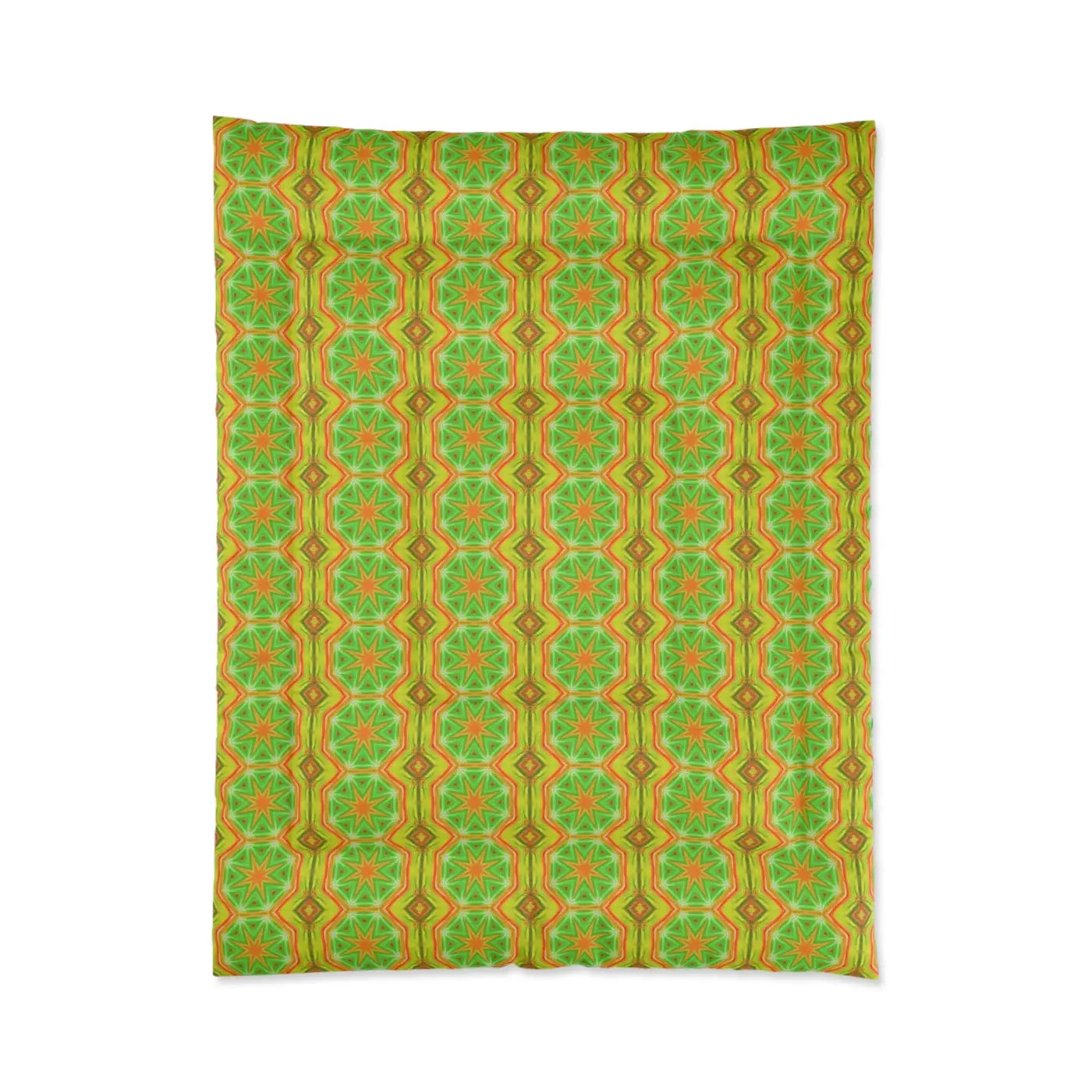 Yellow Geometrical Pattern Bedding Set - Modern Vibrance - DipaliZ