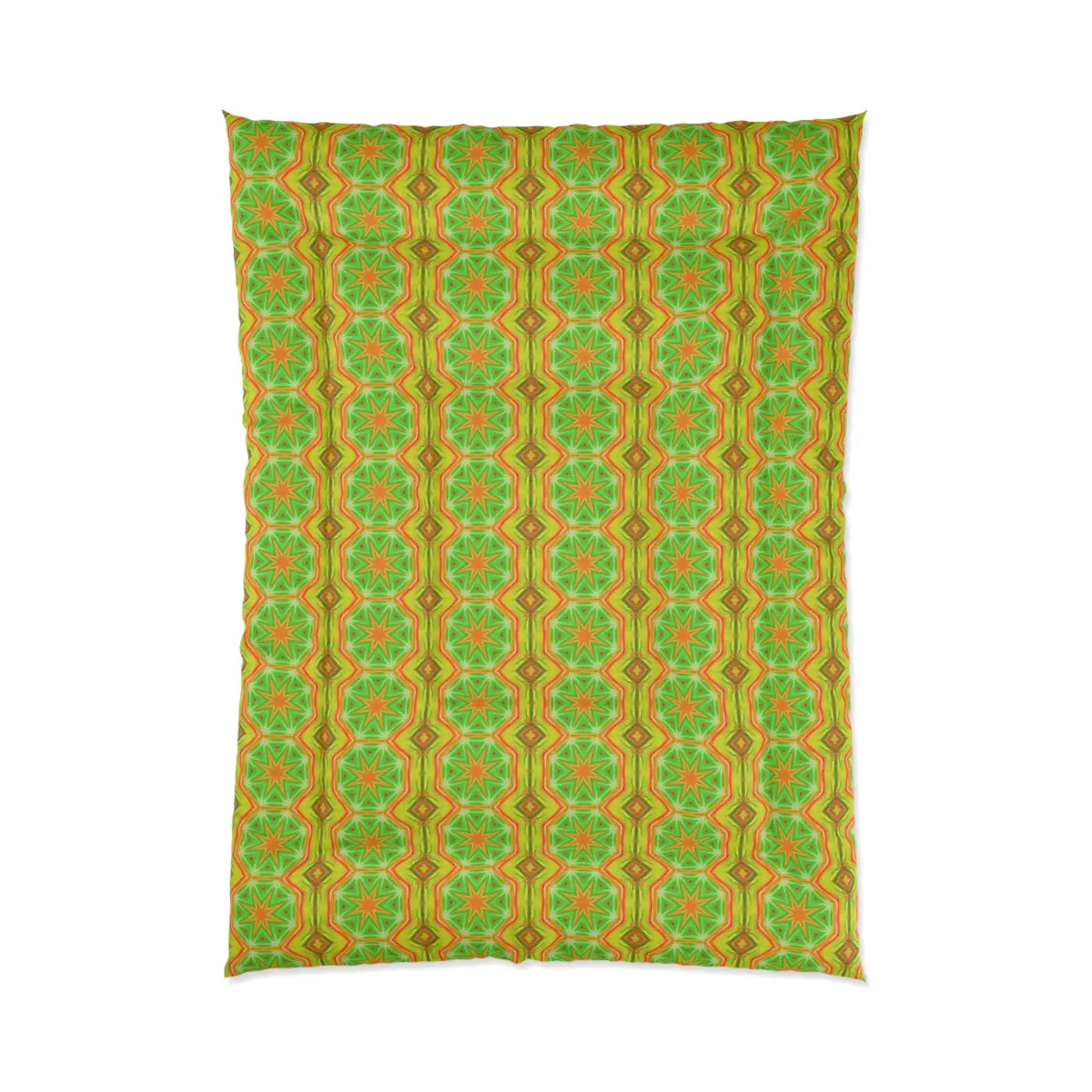 Yellow Geometrical Pattern Bedding Set - Modern Vibrance - DipaliZ