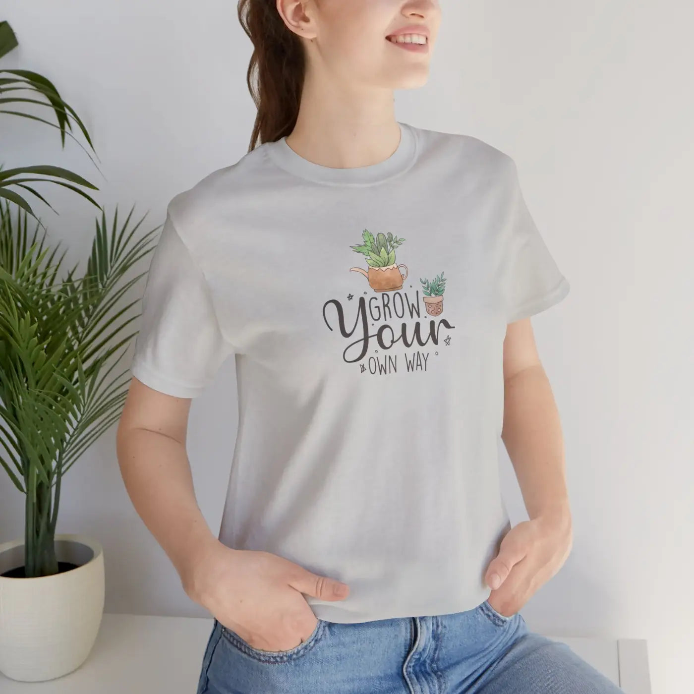 Grow Your Own Way T-Shirt - Unisex Eco-Friendly Gift - DipaliZ
