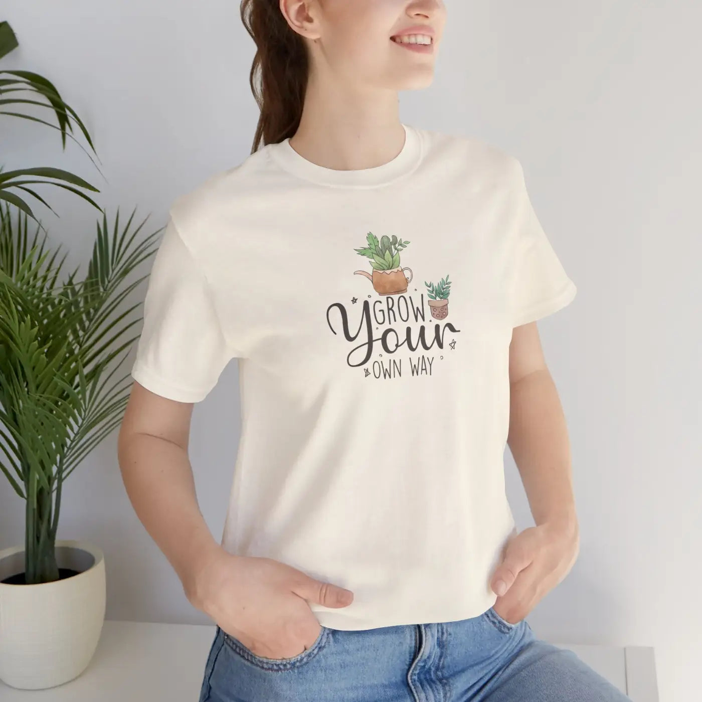 Grow Your Own Way T-Shirt - Unisex Eco-Friendly Gift - DipaliZ
