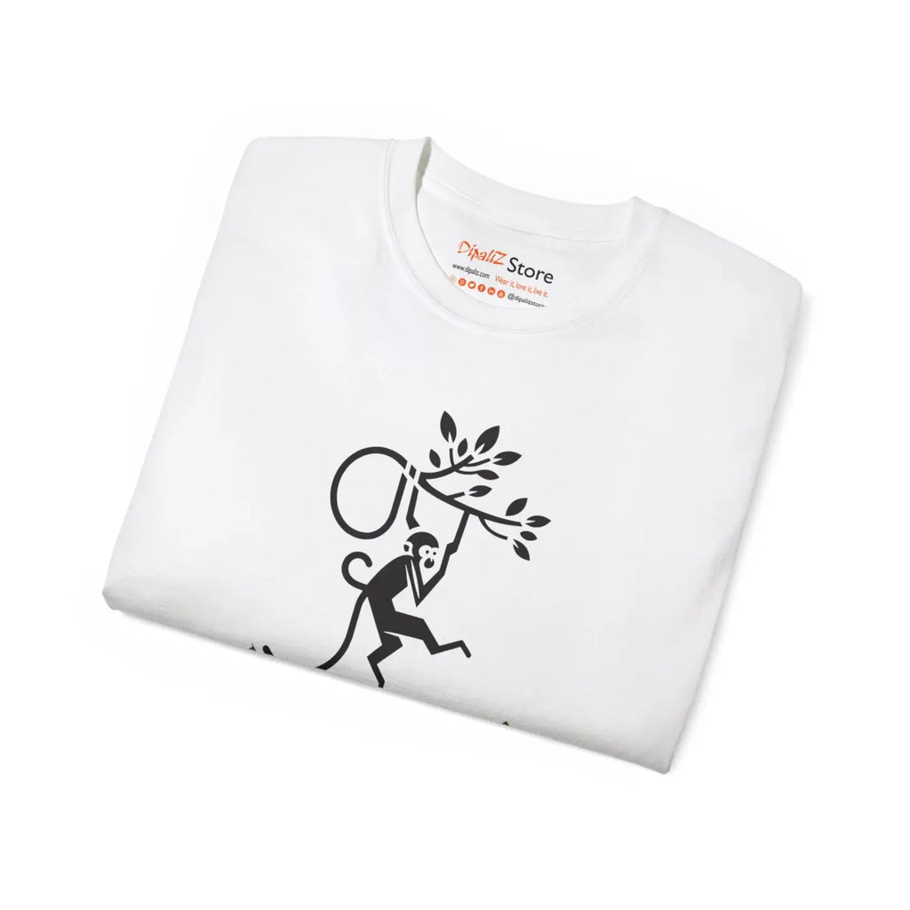 Just Hanging Around Monkey T-Shirt - Ultra Soft Comfort - DipaliZ