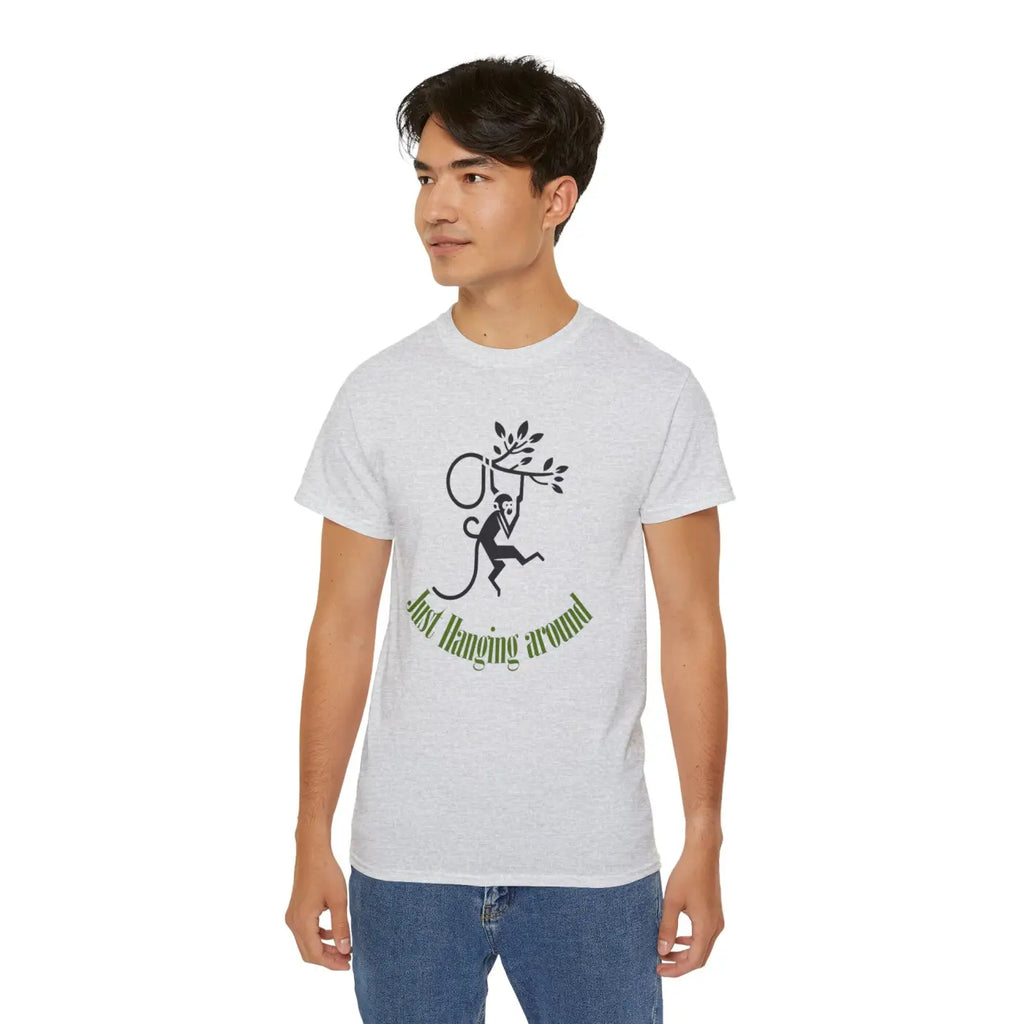 Just Hanging Around Monkey T-Shirt - Ultra Soft Comfort - DipaliZ