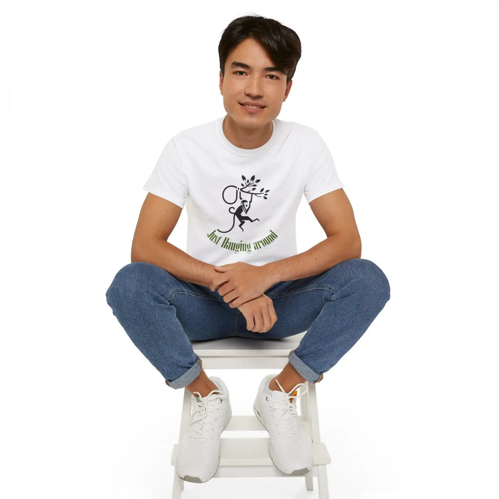 Just Hanging Around Monkey T-Shirt - Ultra Soft Comfort - DipaliZ