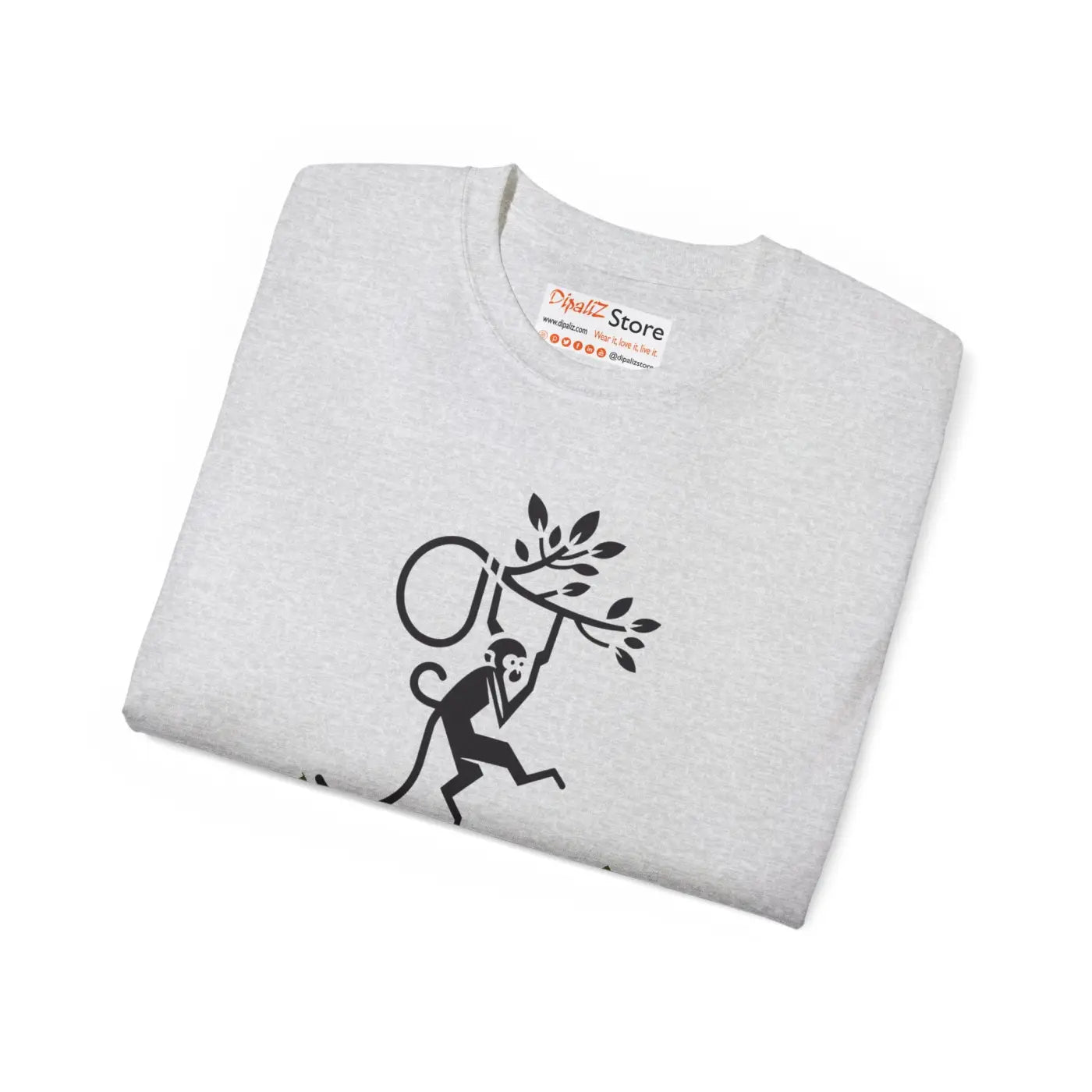Just Hanging Around Monkey T-Shirt - Ultra Soft Comfort - DipaliZ
