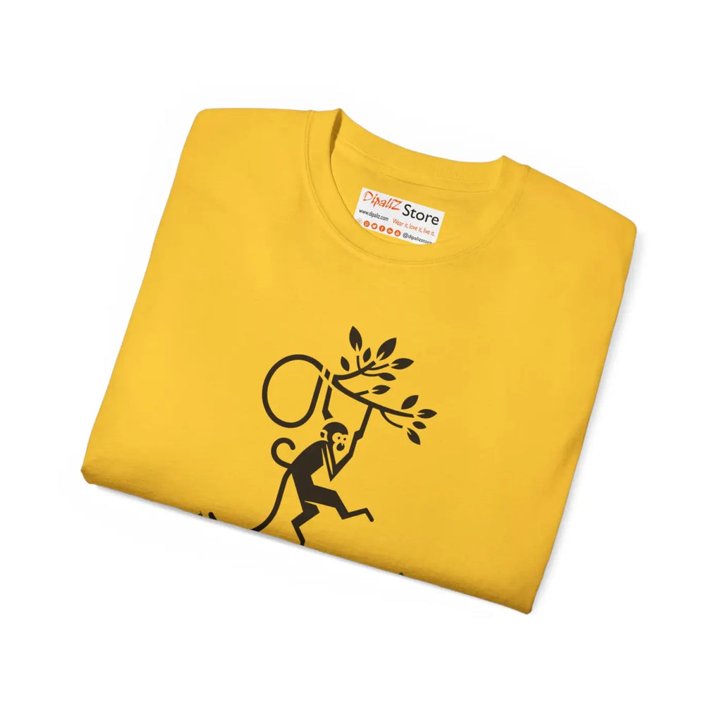 Just Hanging Around Monkey T-Shirt - Ultra Soft Comfort - DipaliZ