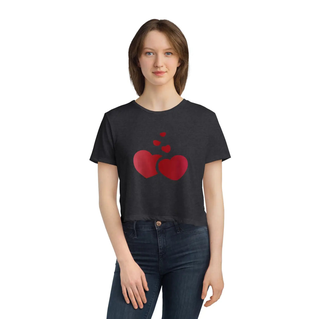 Flowy Cropped Tee - Effortless Everyday Style - DipaliZ