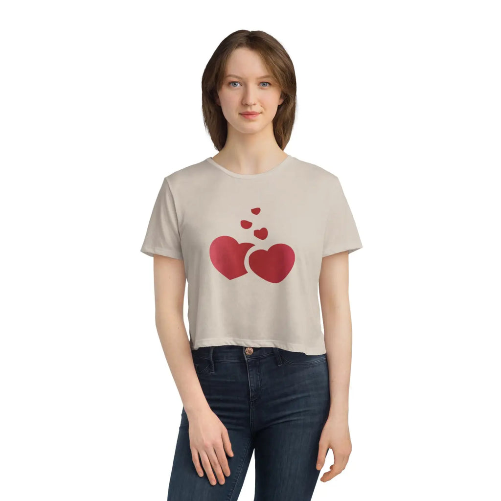 Flowy Cropped Tee - Effortless Everyday Style - DipaliZ