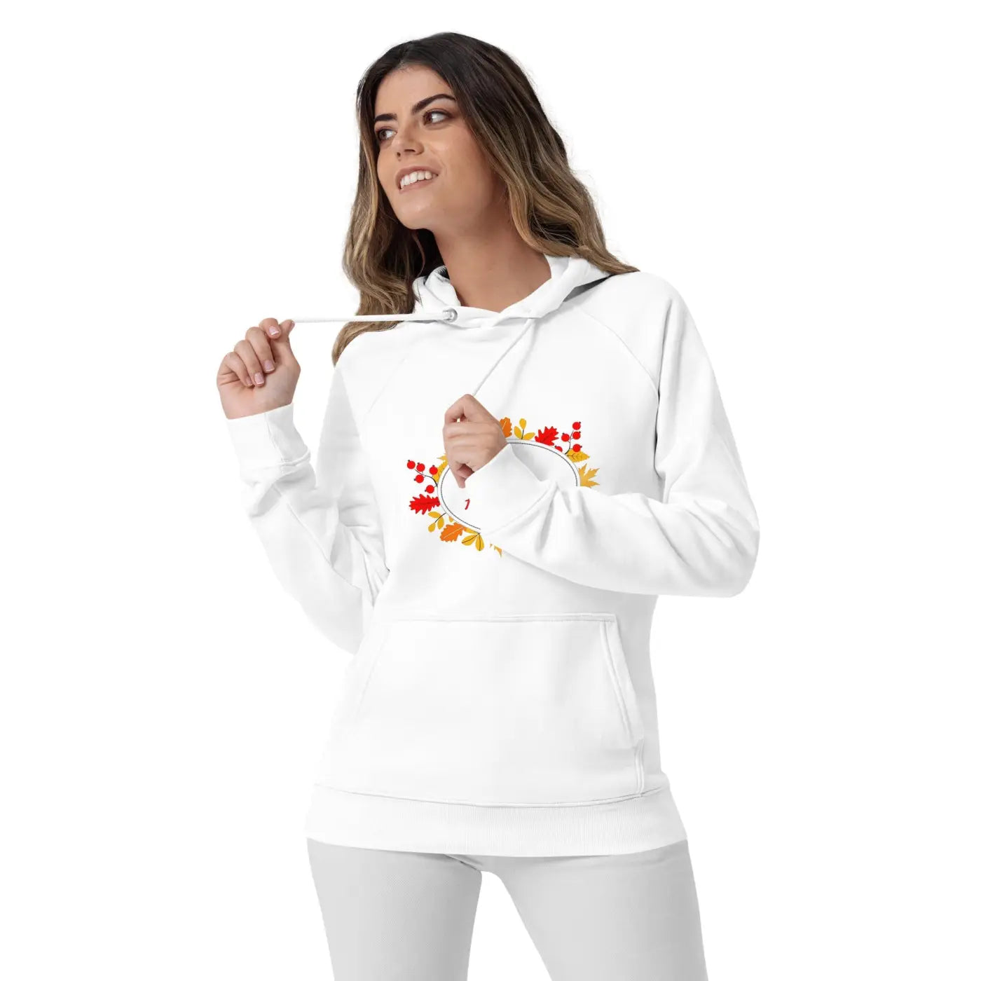 Unisex Eco Raglan Hoodie - Hello Autumn Comfort - DipaliZ