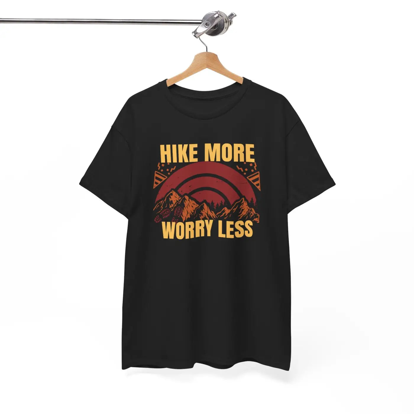 Hike More Worry Less Tee - Unisex Heavy Cotton - DipaliZ