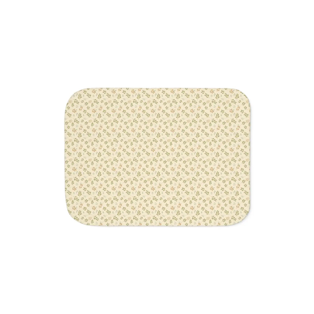 Sherpa Blanket - Two Tone Palm Leaves Print - DipaliZ