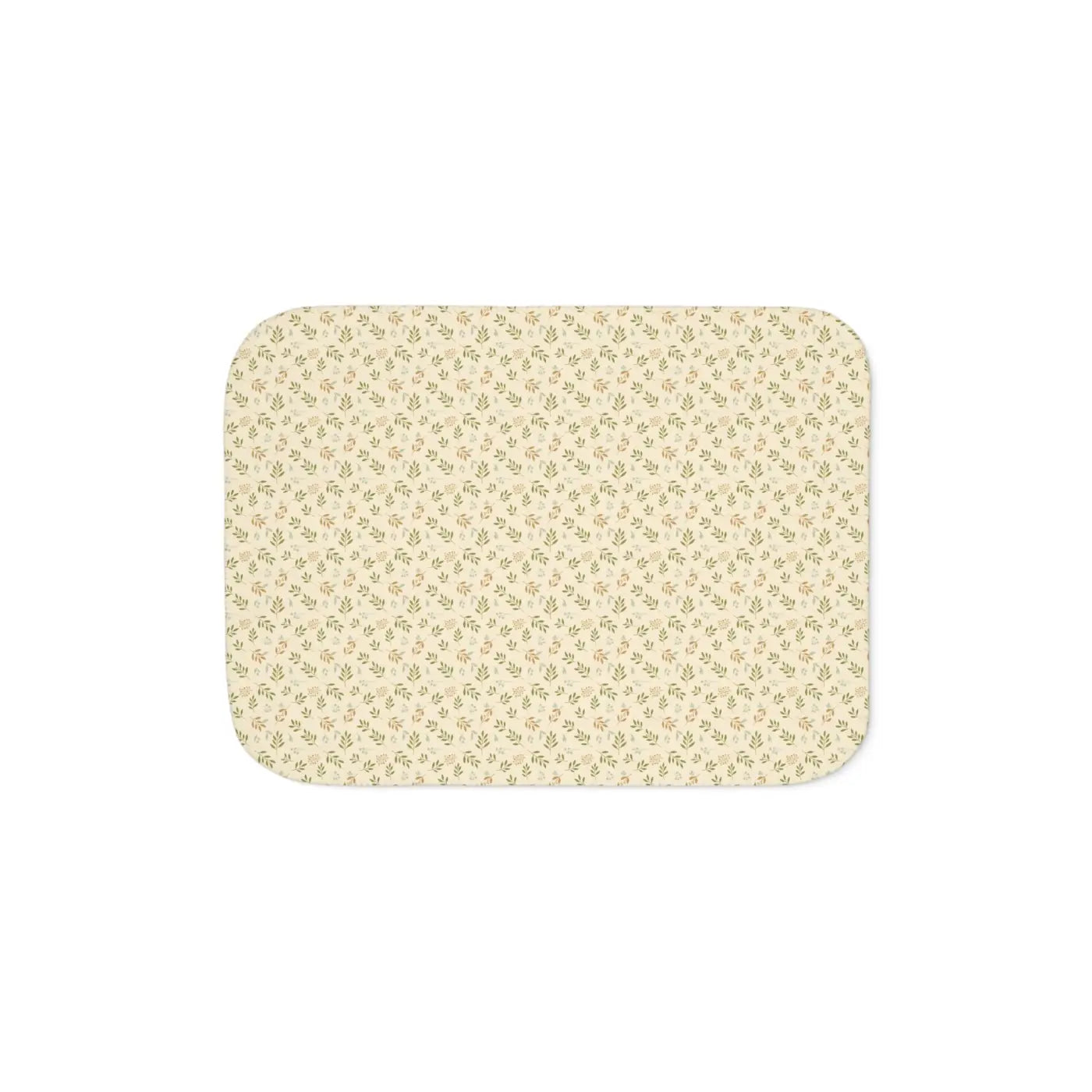 Sherpa Blanket - Two Tone Palm Leaves Print - DipaliZ