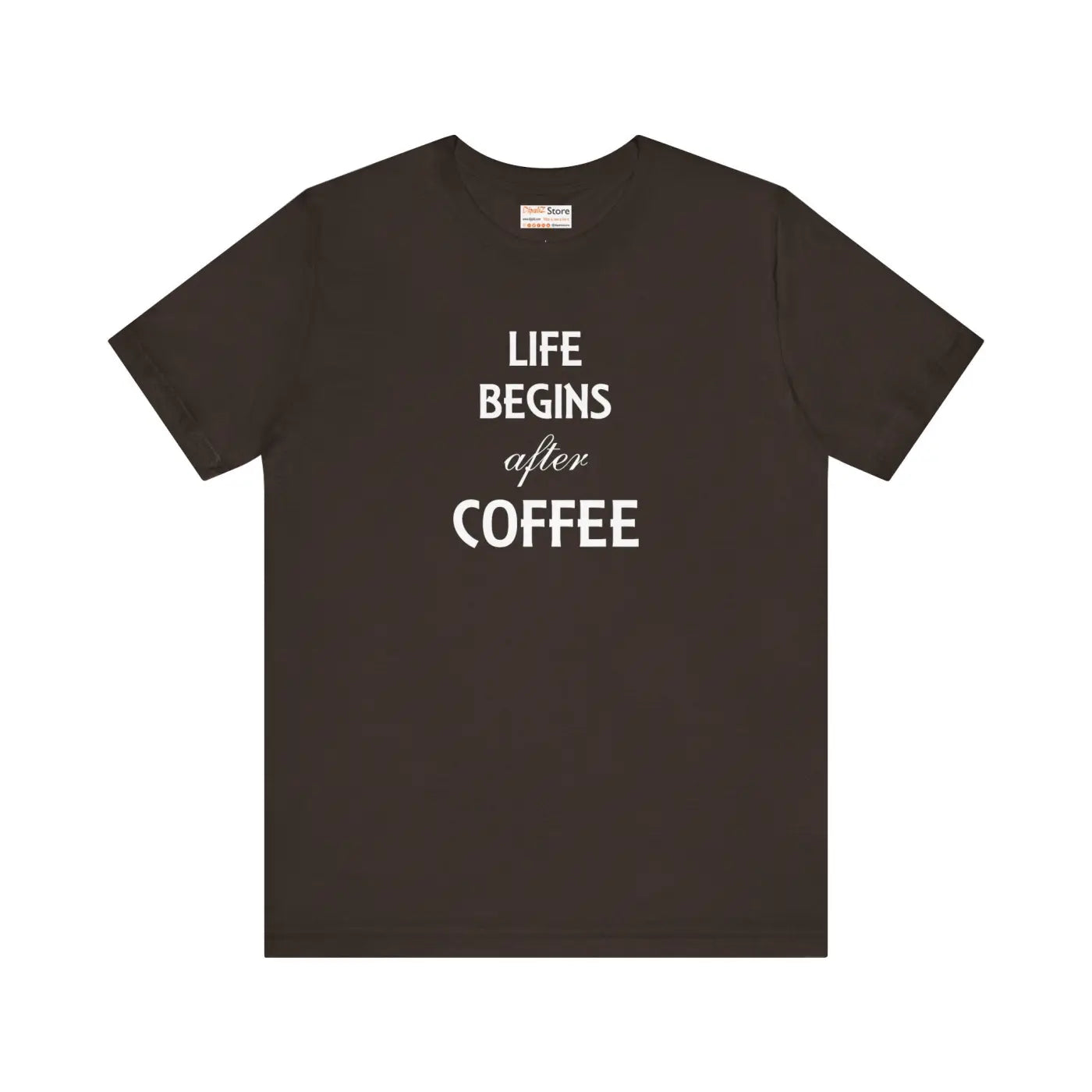 Life Begins After Coffee T-Shirt - Unisex Cotton Tee - DipaliZ