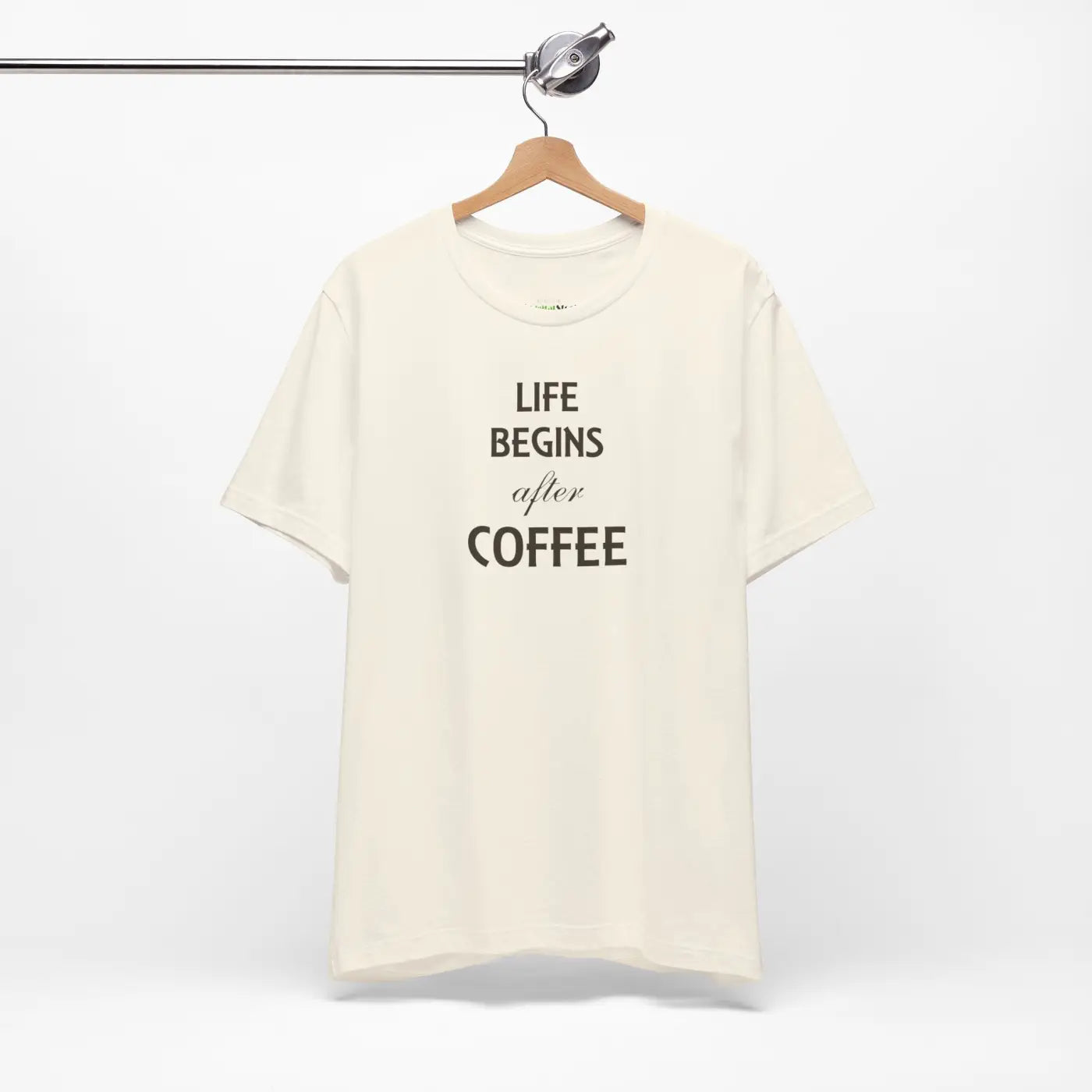 Life Begins After Coffee T-Shirt - Unisex Cotton Tee - DipaliZ