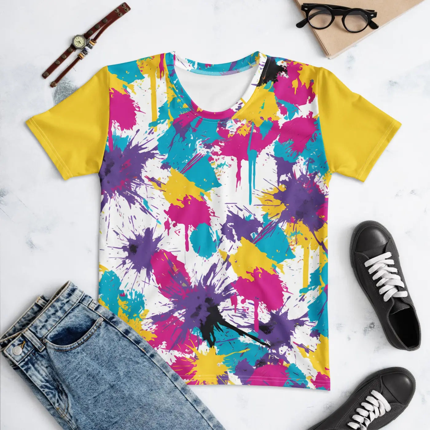 Life's Too Short To Wait Polyester Tee - Crew Neck - DipaliZ