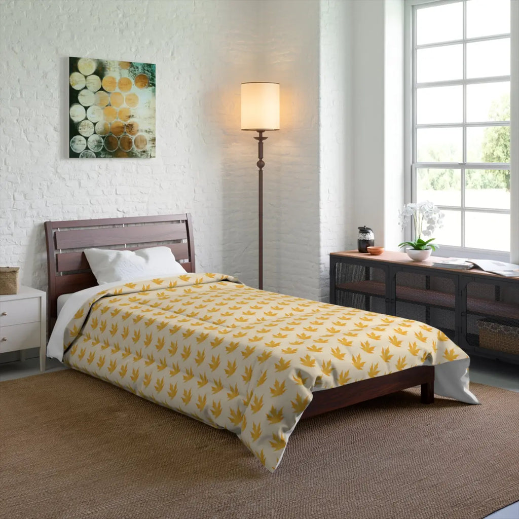 Maple Leaf Comforter - Cozy Eco-Friendly Gifts for Her - DipaliZ
