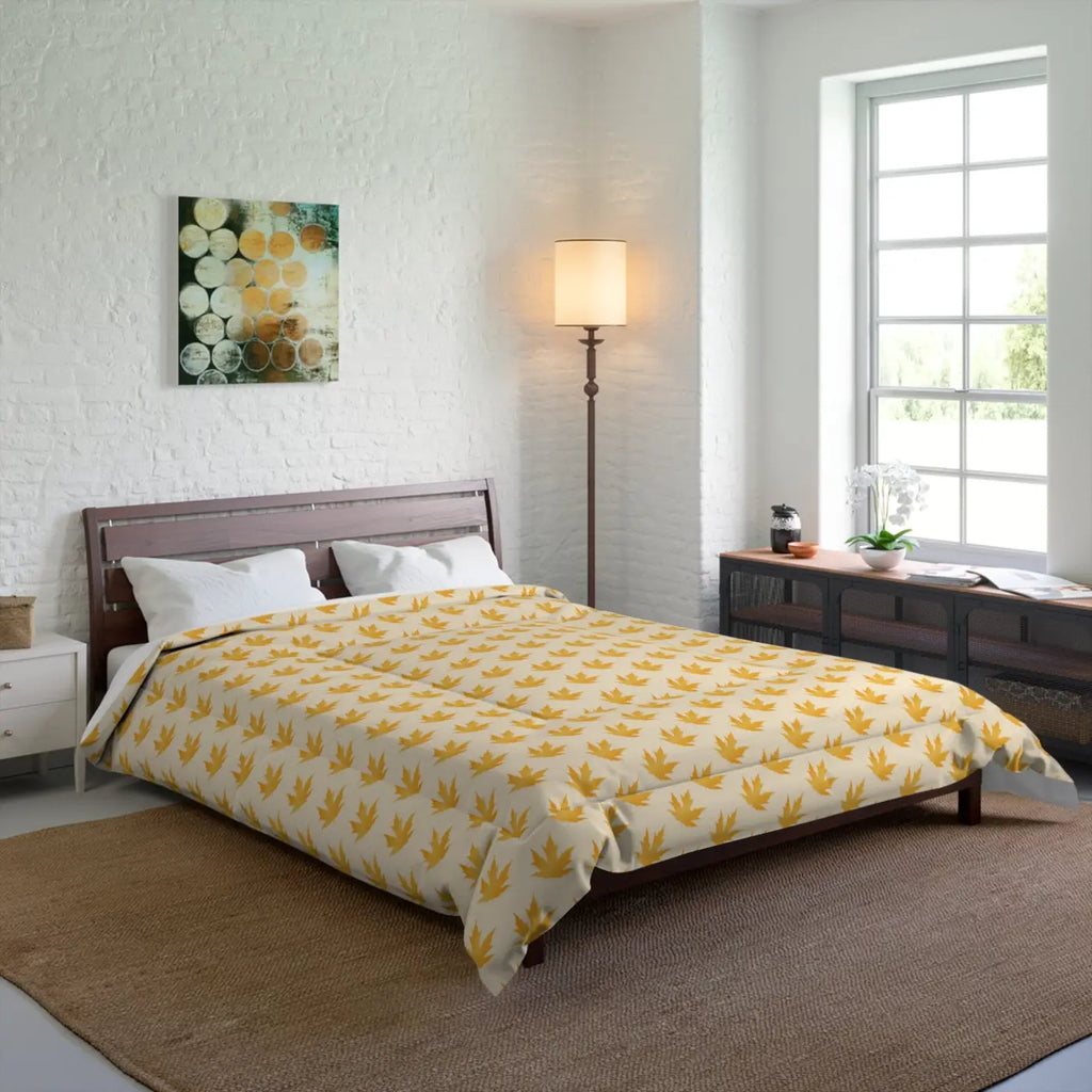 Maple Leaf Comforter - Cozy Eco-Friendly Gifts for Her - DipaliZ