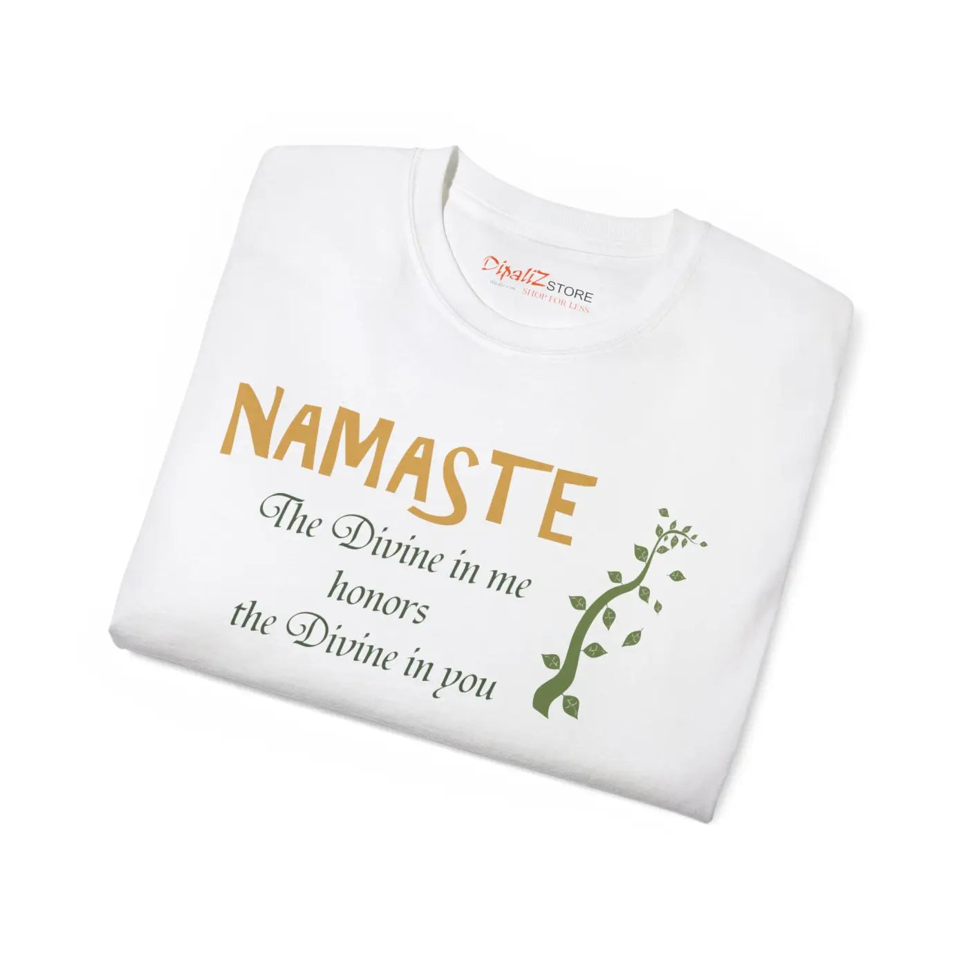 Namaste T-Shirt - Eco-Friendly Gifts for Mindful Living - DipaliZ