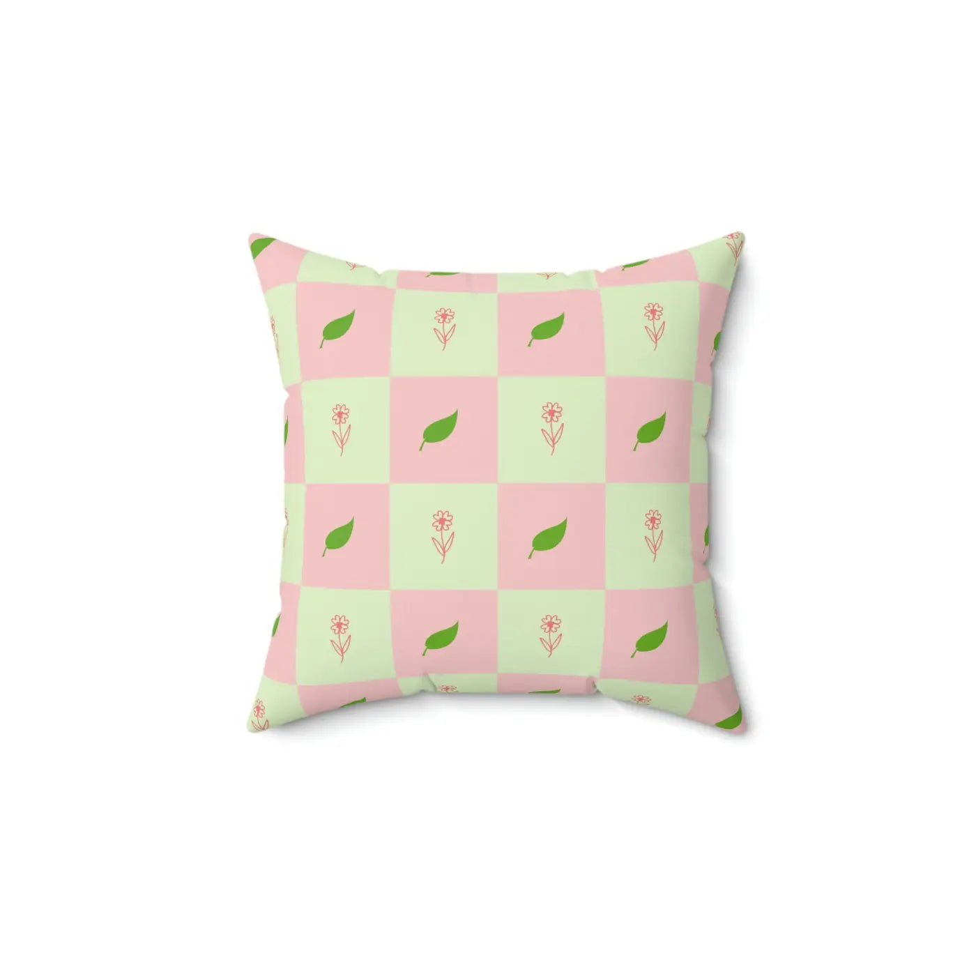 Polyester Square Pillow - Nature Pattern Design - DipaliZ