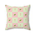 Polyester Square Pillow - Nature Pattern Design - DipaliZ