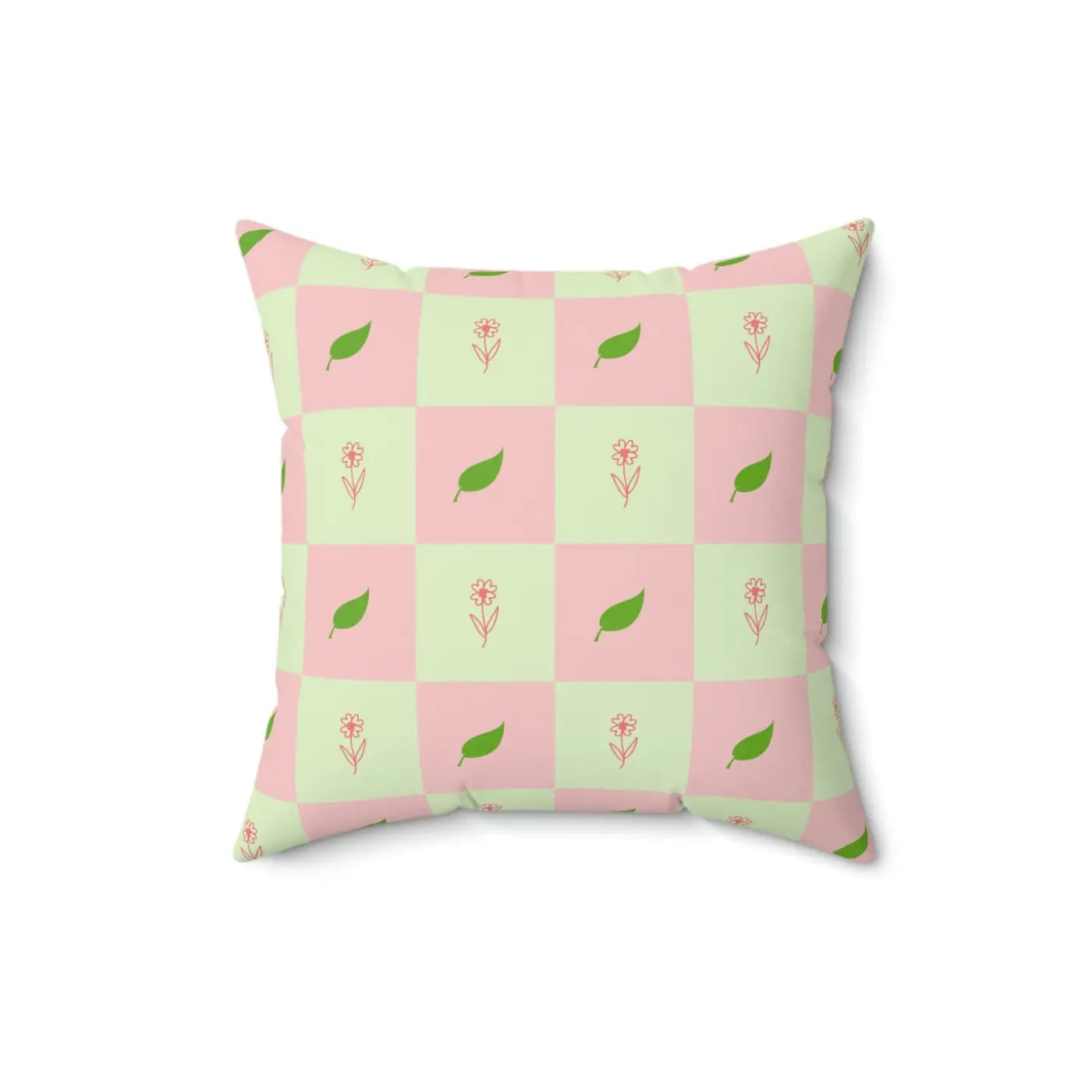Polyester Square Pillow - Nature Pattern Design - DipaliZ