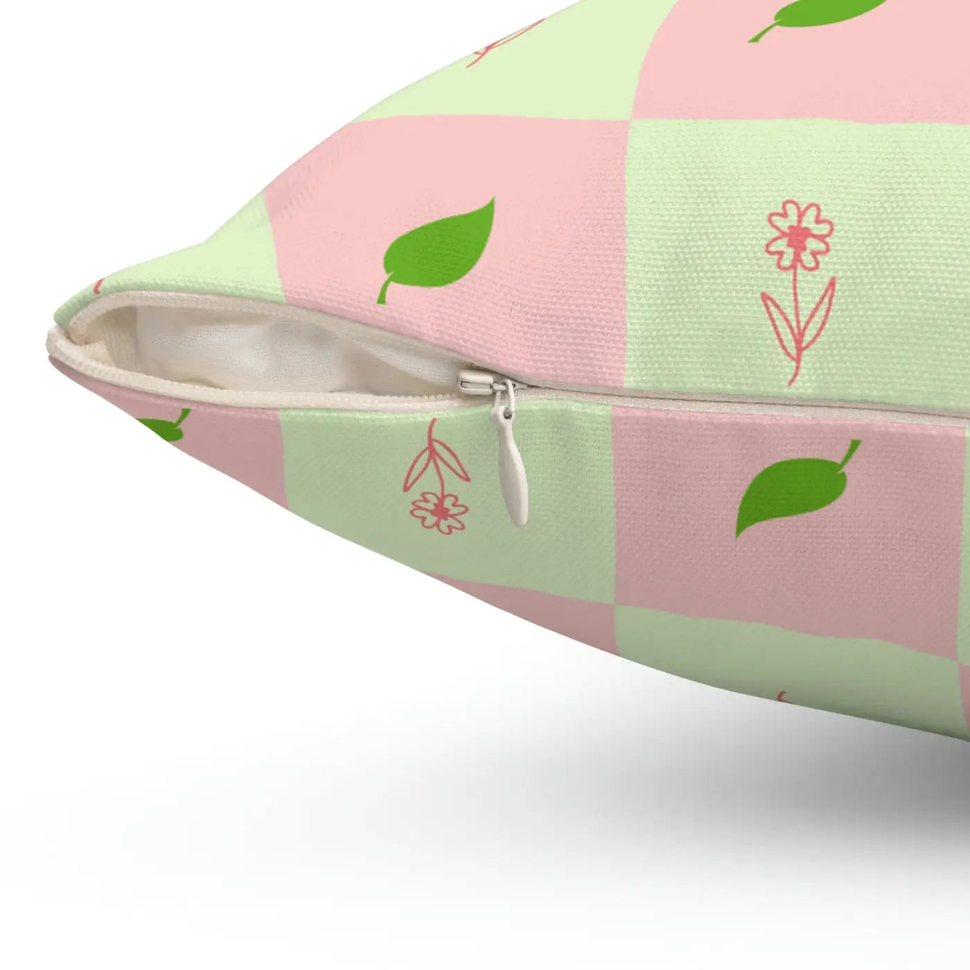 Polyester Square Pillow - Nature Pattern Design - DipaliZ