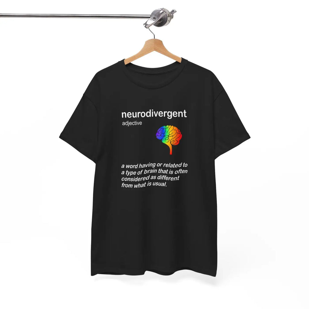 Neurodivergent Definition T-Shirt - Unisex Cotton Tee - DipaliZ