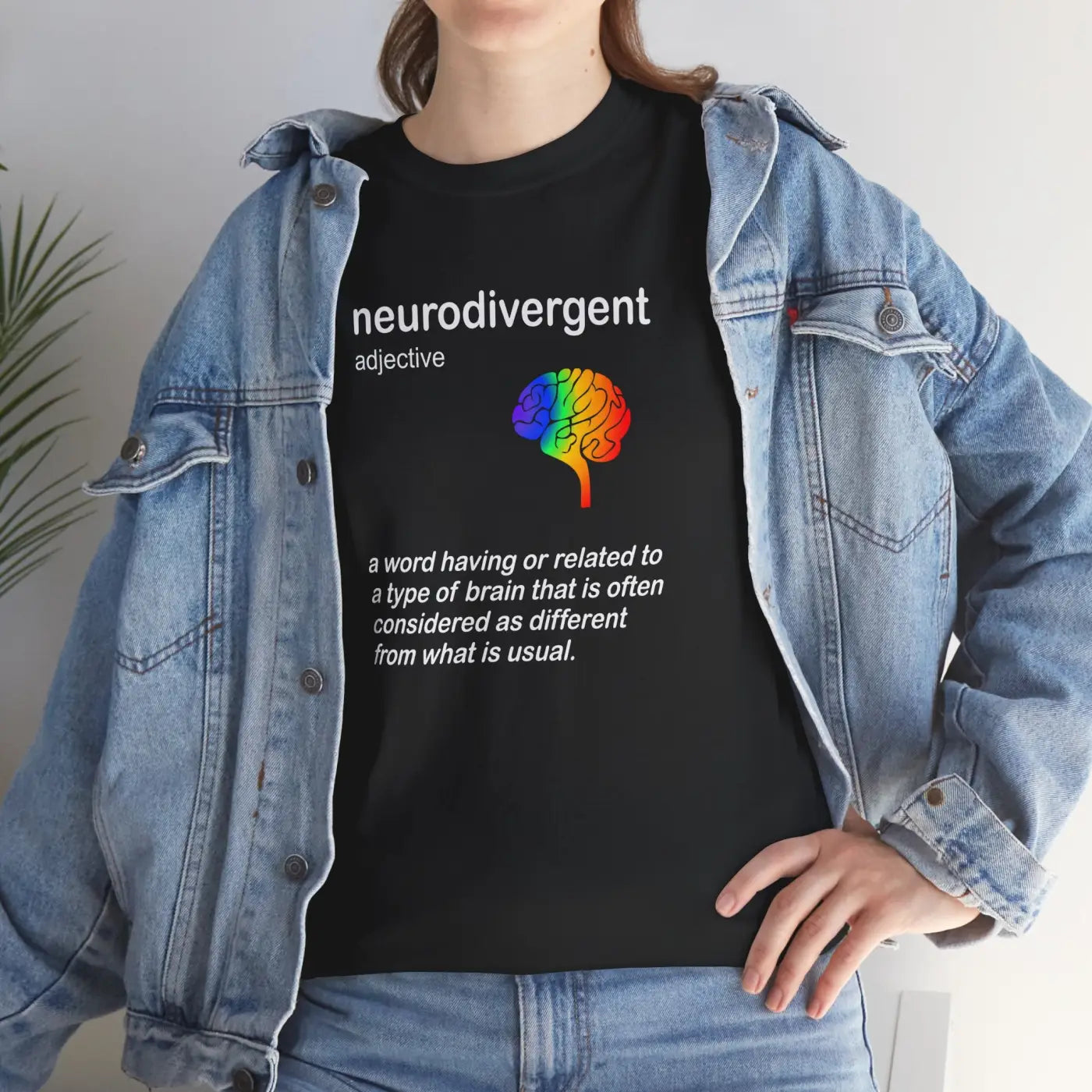 Neurodivergent Definition T-Shirt - Unisex Cotton Tee - DipaliZ