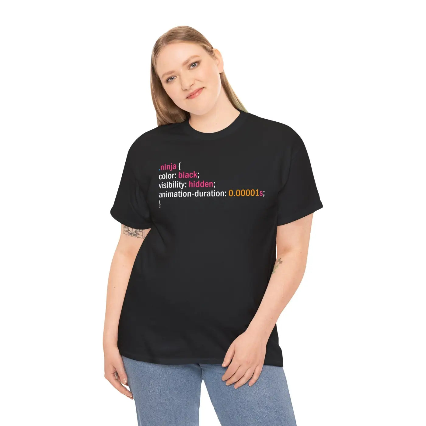 Ninja Visibility Hidden T-Shirt - Unisex Heavy Cotton - DipaliZ